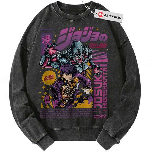 Josuke Higashikata Sweatshirt, JoJo's Bizarre Adventure Sweatshirt, Anime Sweatshirt, Vintage Sweater