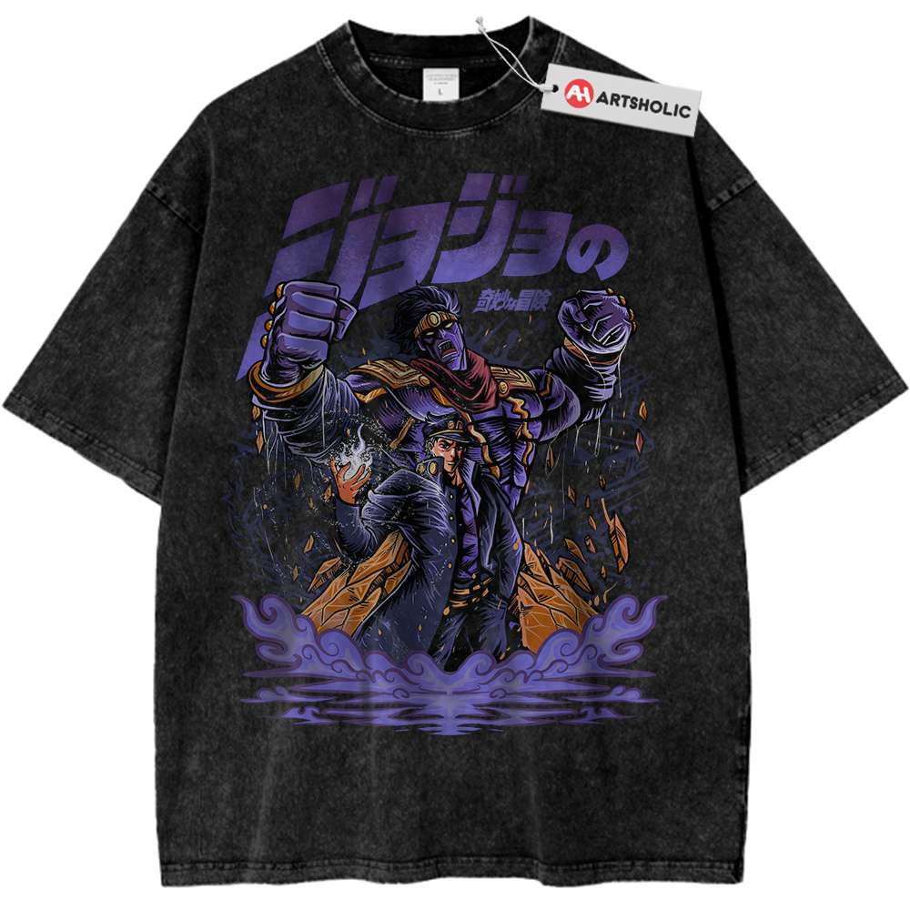 Jotaro Kujo Shirt, JoJo's Bizarre Adventure Shirt, Anime Shirt, Vintage T-Shirt