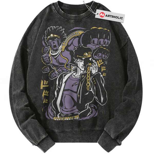 Jotaro Kujo Sweatshirt, JoJo's Bizarre Adventure Sweatshirt, Anime Sweatshirt, Vintage Sweater