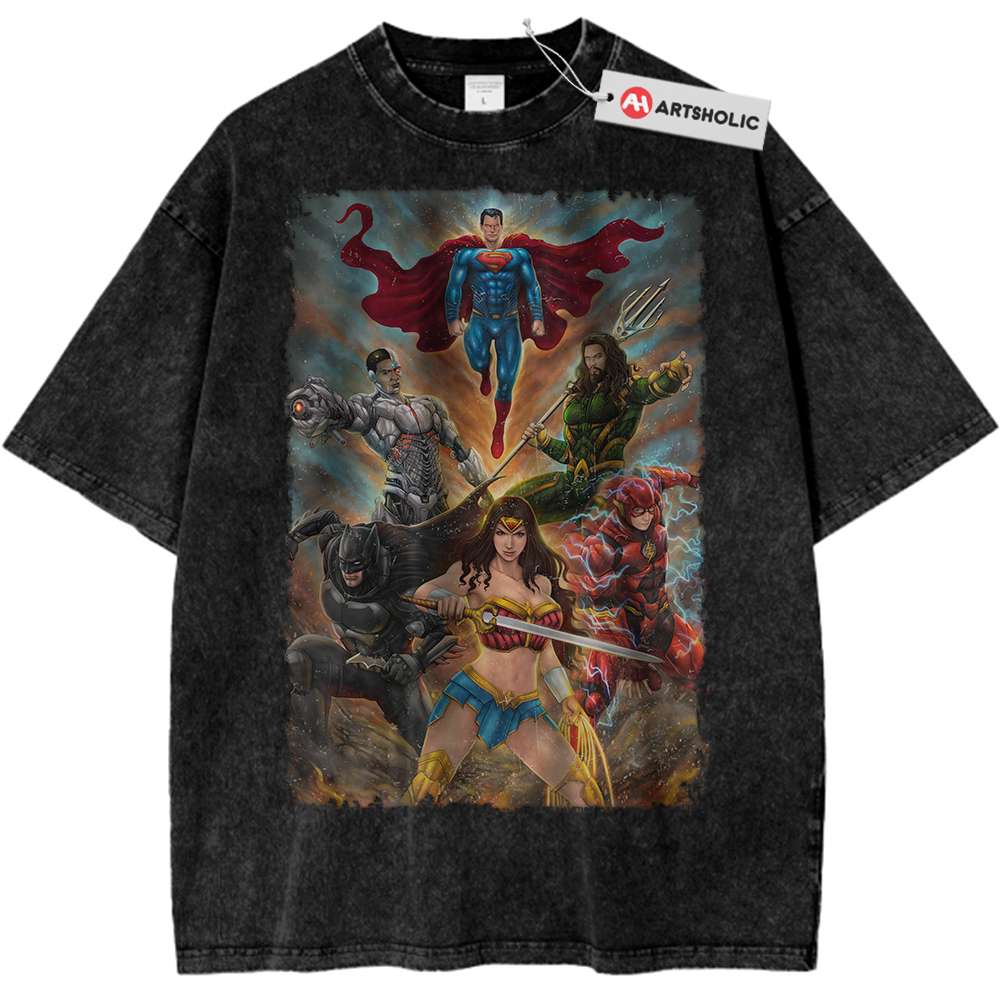 Justice League Shirt, DC Comics Shirt, Vintage Tee