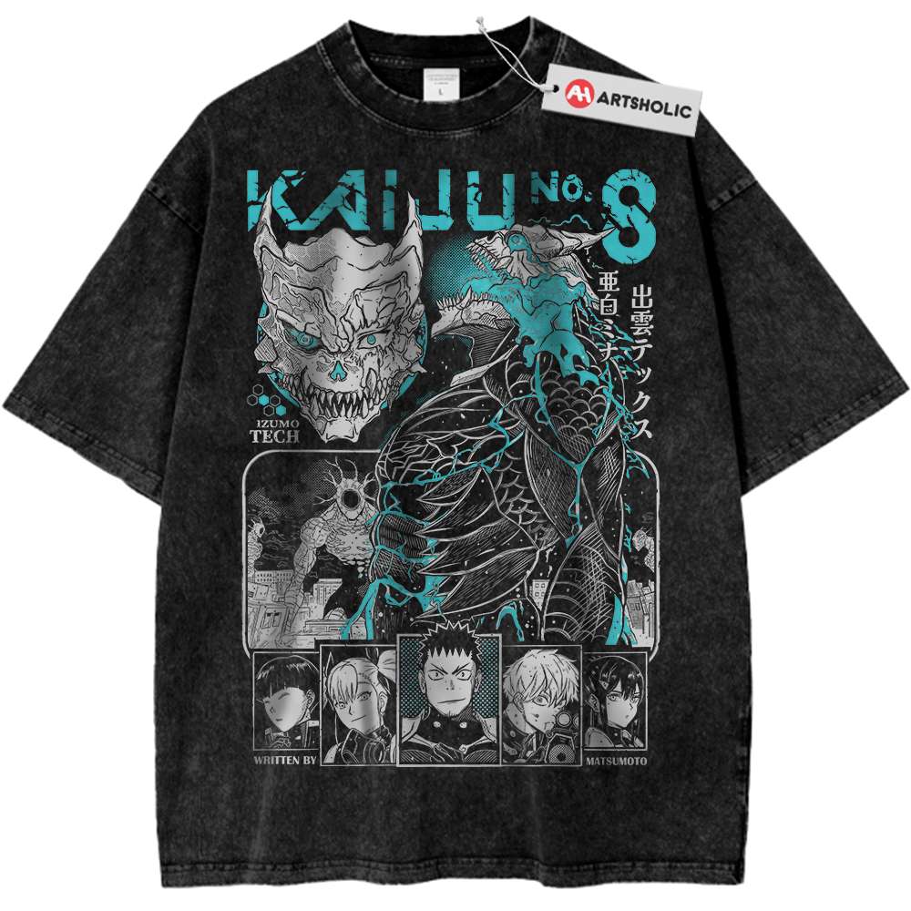 Kaiju No 8 Shirt, Anime Shirt, Vintage Tee