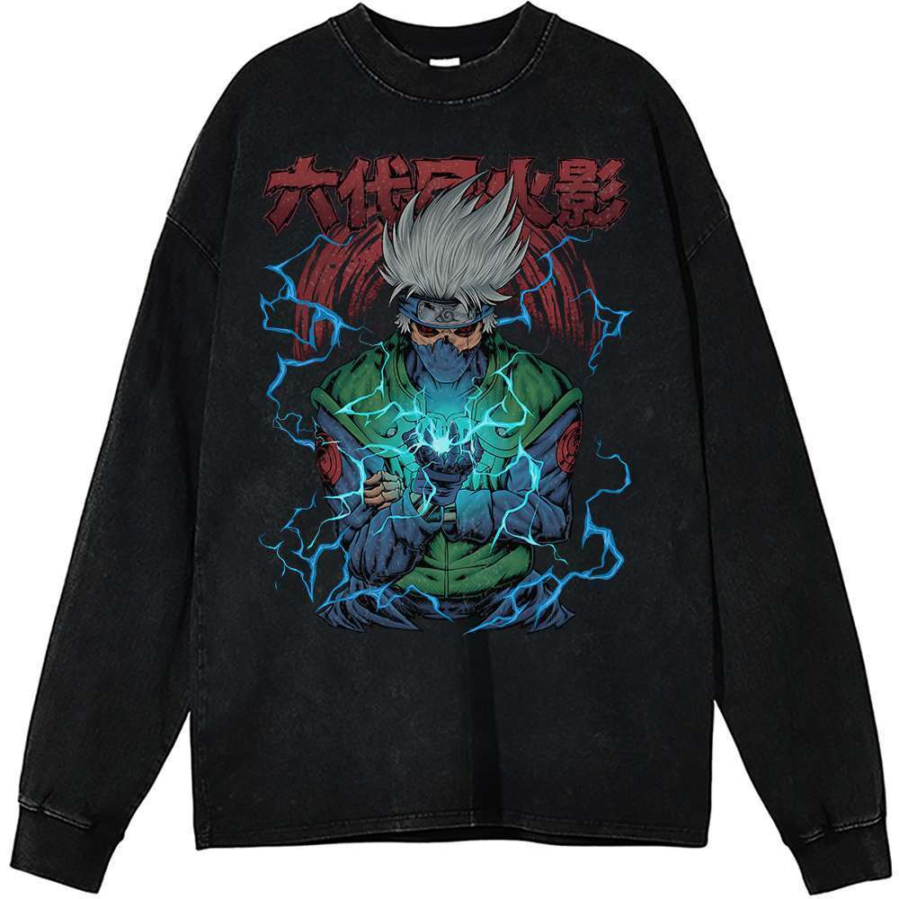 Kakashi Hatake Long Sleeve, Naruto Long Sleeve, Anime Long Sleeve, Vintage Long Sleeve Tee