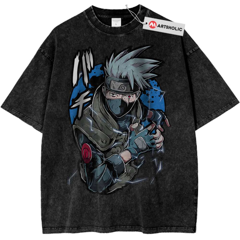 Kakashi Hatake Shirt, Naruto Shirt, Anime Vintage Tee