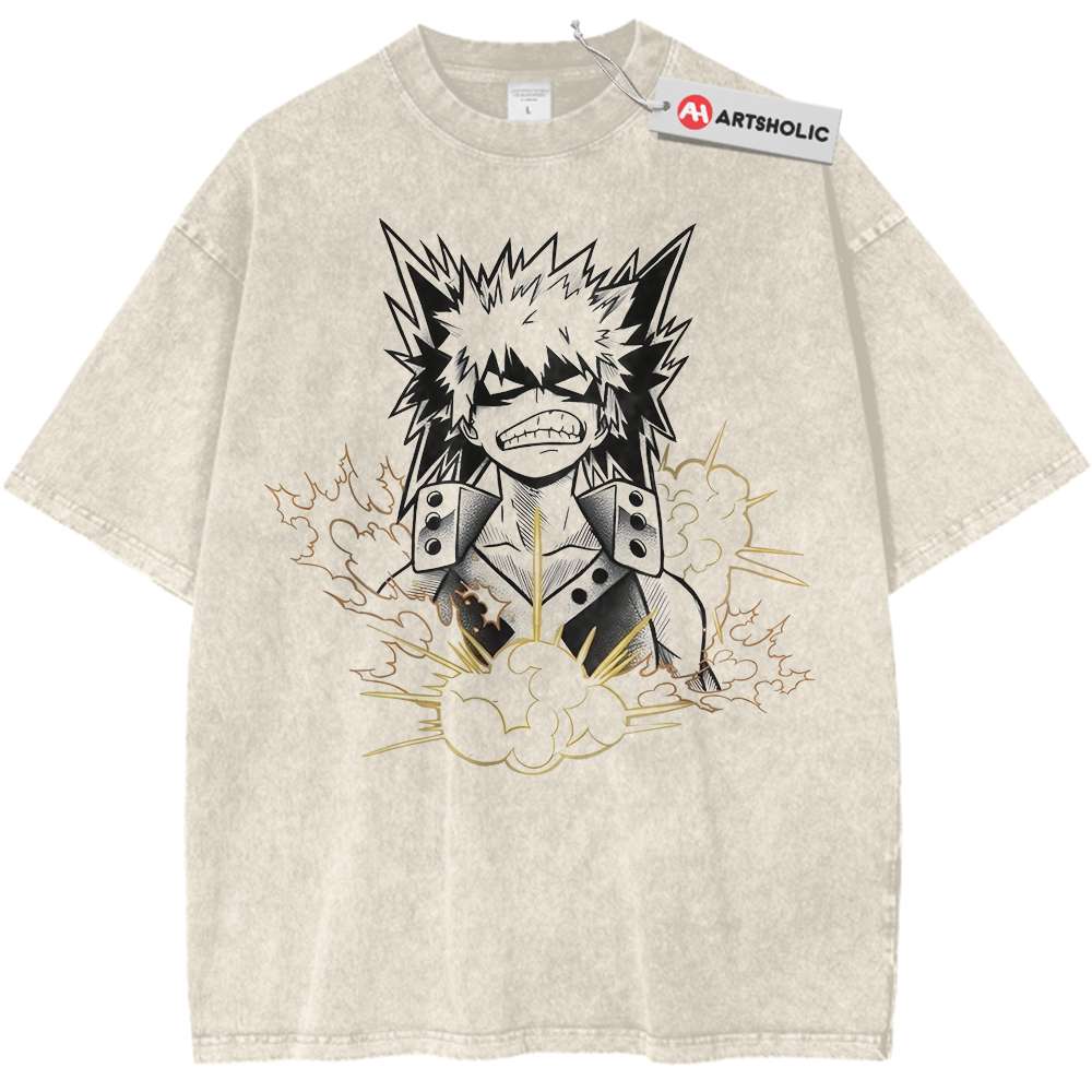 Katsuki Bakugo Shirt, My Hero Academia Shirt, MHA Shirt, Anime Shirt, Vintage Tee