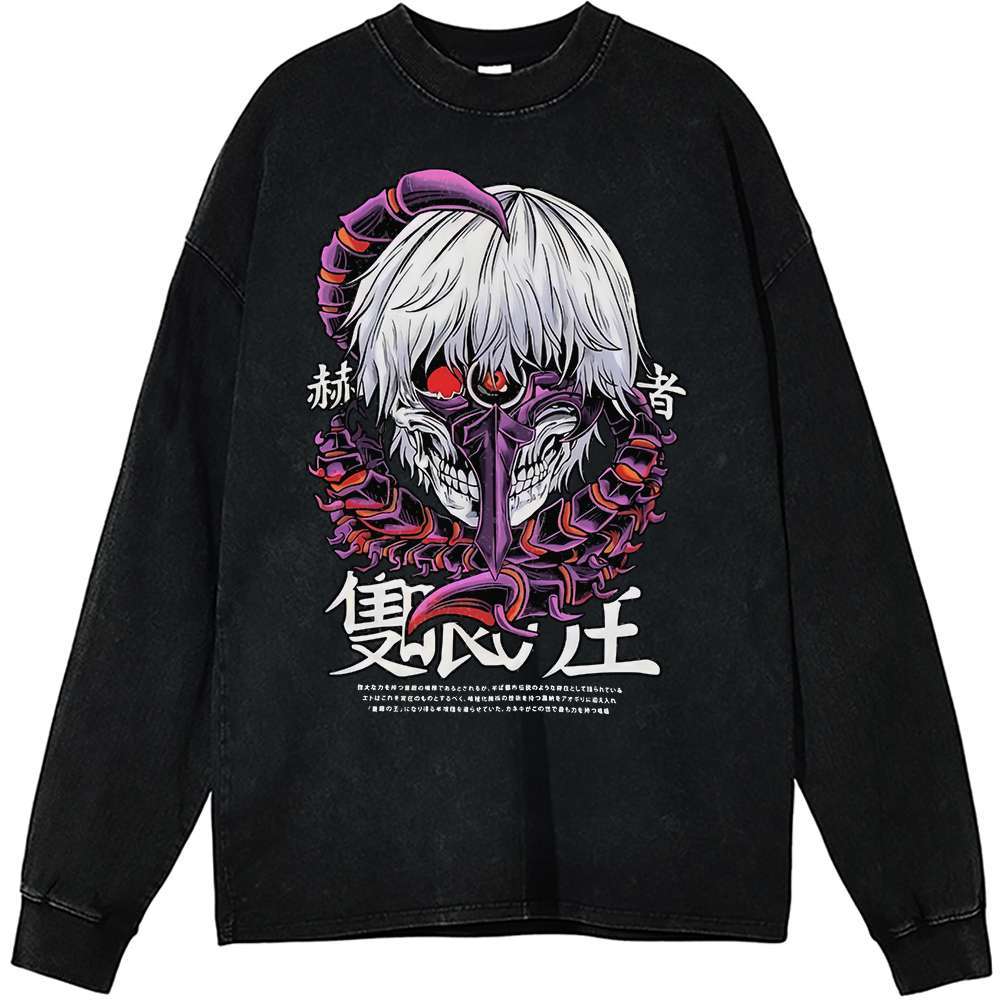 Ken Kaneki Long Sleeve, Tokyo Ghoul Long Sleeve, Anime Long Sleeve, Vintage Long Sleeve Tee