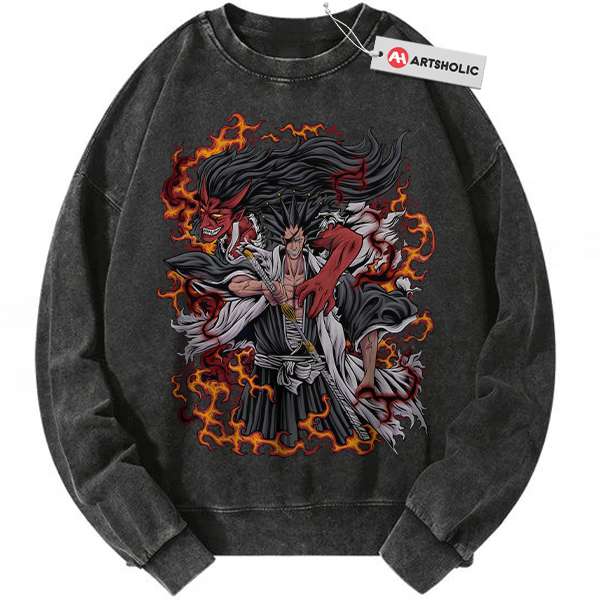 Kenpachi Zaraki Sweatshirt, Bleach Sweatshirt, Anime Sweatshirt, Vintage Sweatshirt