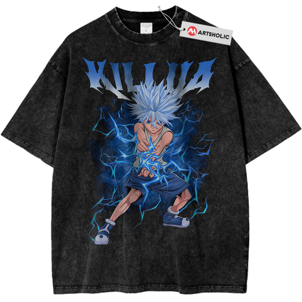 Killua Zoldyck Shirt, Hunter x Hunter Shirt, Anime Shirt, Vintage T-Shirt