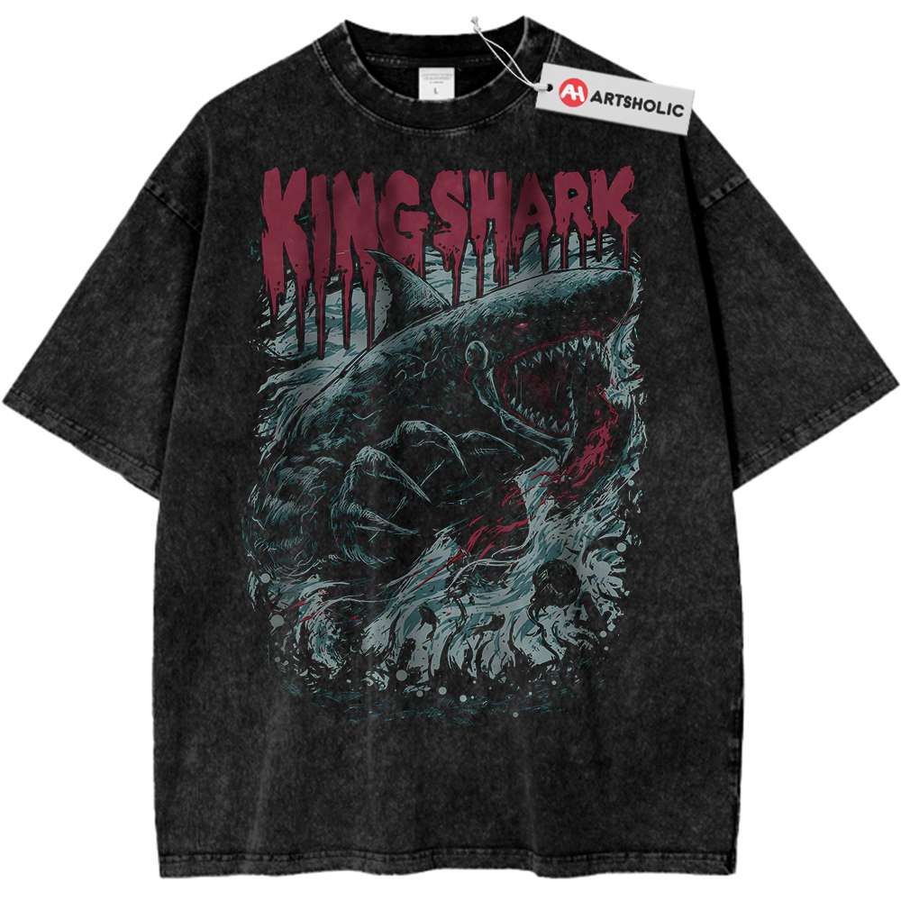 King Shark Shirt, DC Comics Vintage Tee