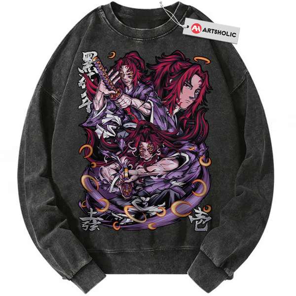 Kokushibo Sweatshirt, Demon Slayer Sweatshirt, Anime Sweatshirt, Vintage Sweater