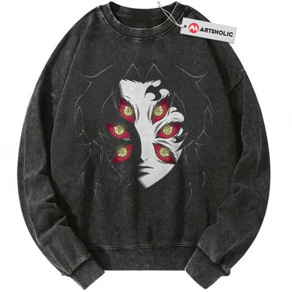 Kokushibo Sweatshirt, Demon Slayer Sweatshirt, Anime Sweatshirt, Vintage Sweatshirt