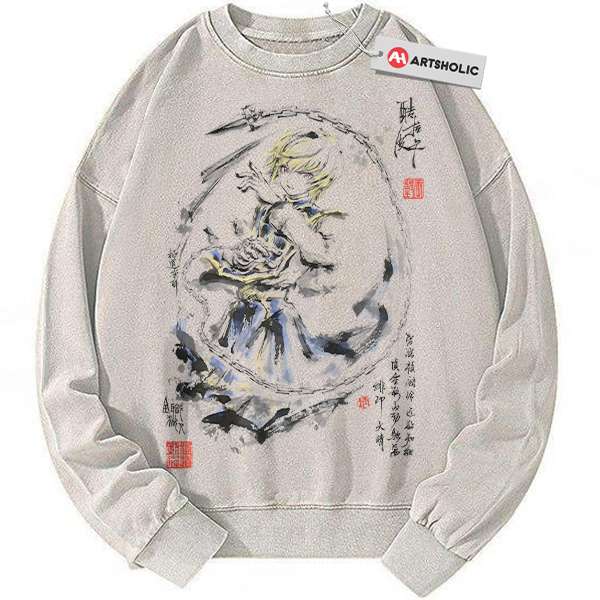 Kurapika Sweatshirt, Hunter x Hunter Sweatshirt, HxH Sweatshirt, Anime Sweatshirt, Vintage Sweater