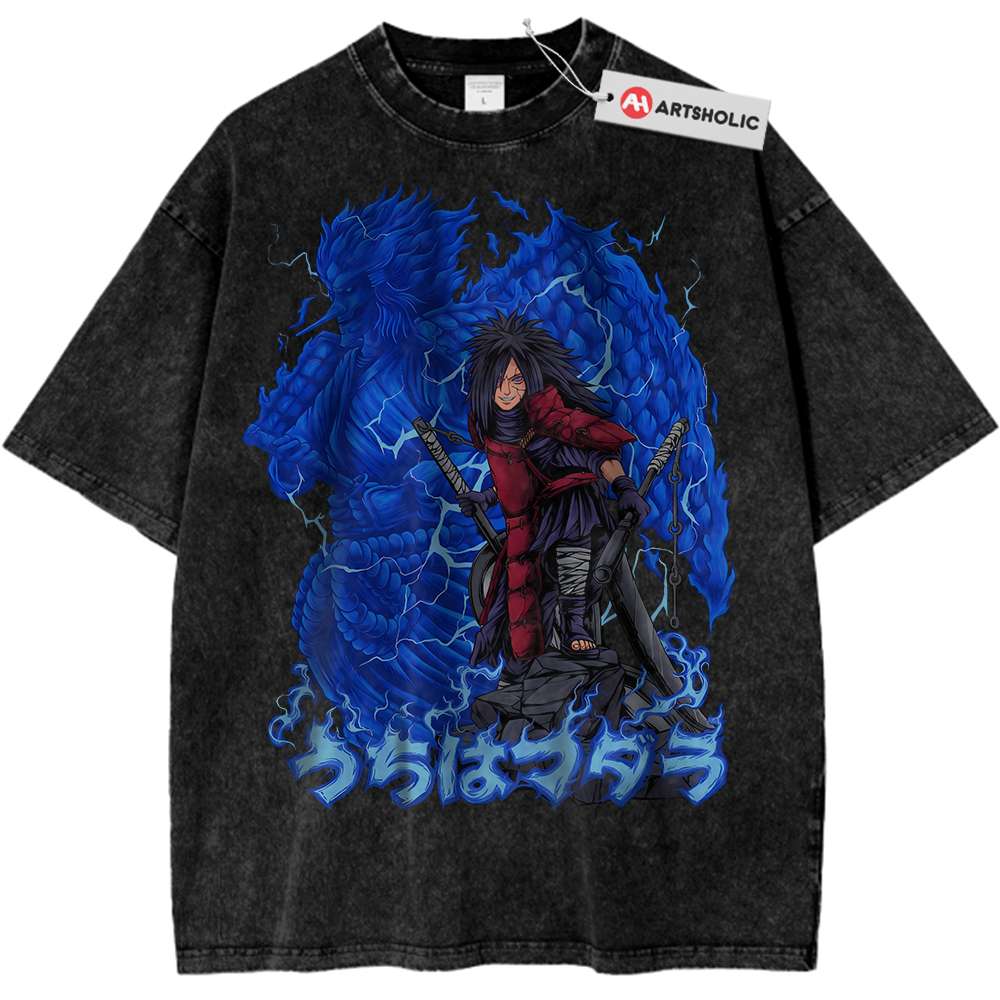 Madara Uchiha Shirt, Naruto Shirt, Anime Shirt, Vintage Tee