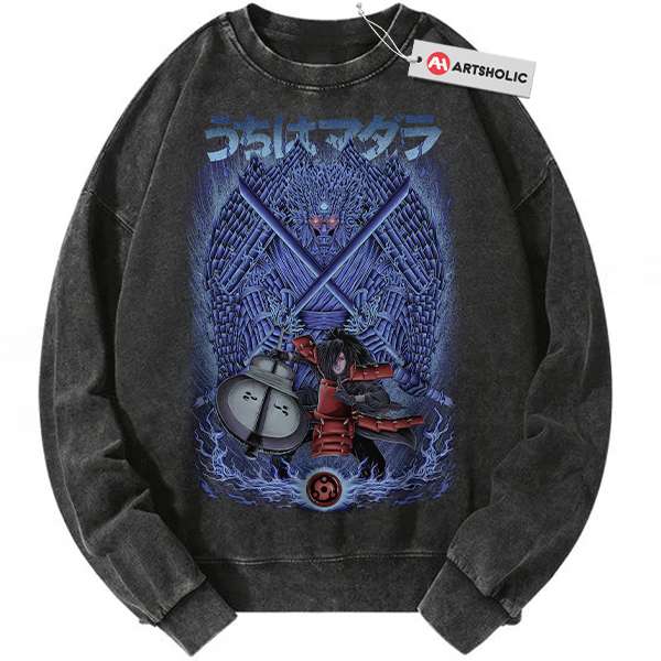 Madara Uchiha Sweatshirt, Naruto Sweatshirt, Anime Sweatshirt, Vintage Sweater