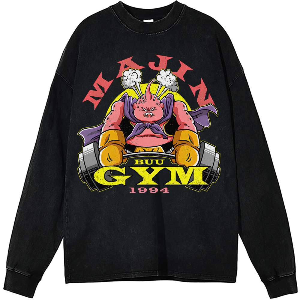 Majin Buu Long Sleeve, Dragon Ball Z Long Sleeve, Anime Long Sleeve, Vintage Long Sleeve Tee