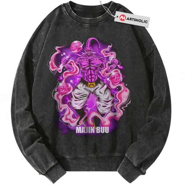 Majin Buu Sweatshirt, Dragon Ball Z Sweatshirt, DBZ Sweatshirt, Anime Sweatshirt, Vintage Sweater