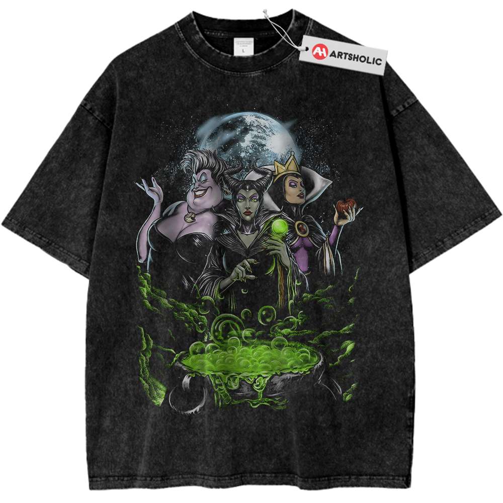 Maleficent Shirt, Evil Regina Shirt, Ursula Shirt, Villains Animated Shirt, Vintage T-Shirt