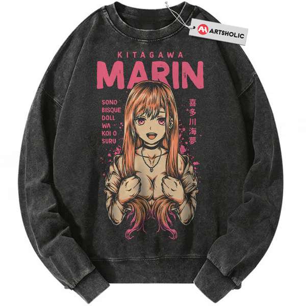 Marin Kitagawa Sweatshirt, My Dress-Up Darling Sweatshirt, Anime Sweatshirt, Vintage Sweater