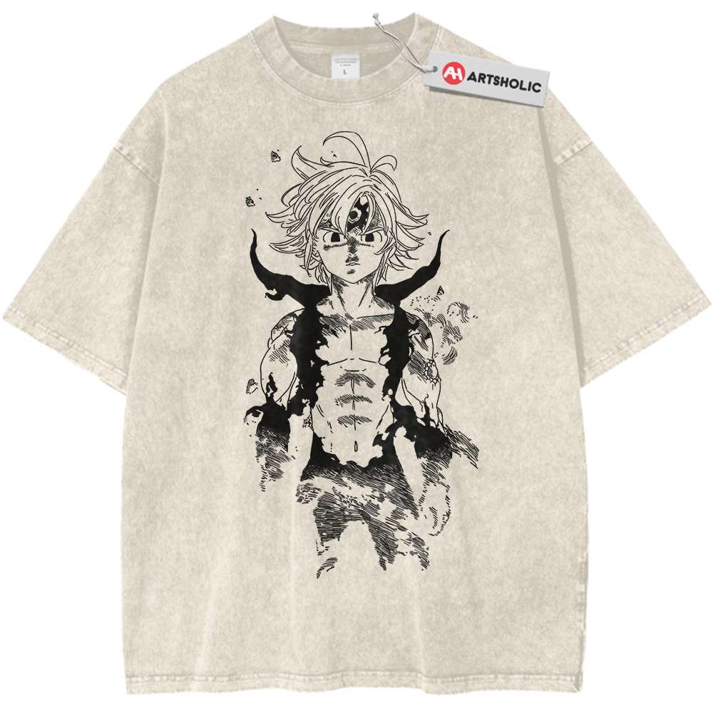 Meliodas Shirt, Seven Deadly Sins Shirt, Anime Shirt, Vintage T-Shirt