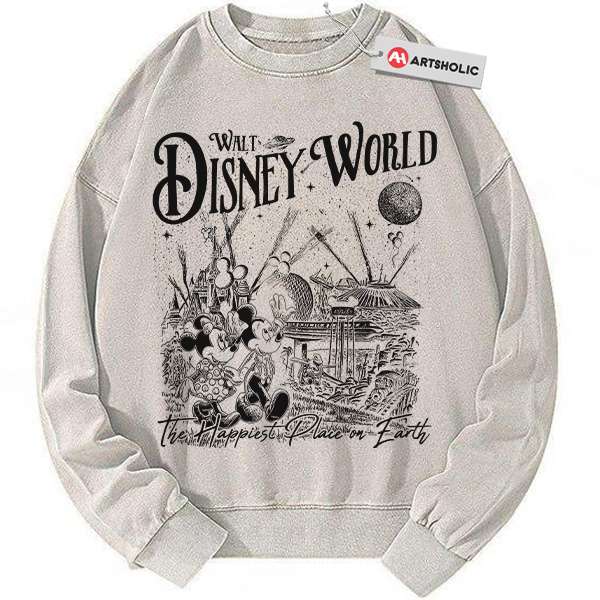 Minie and Mickey Mouse Sweatshirt, Disney Sweatshirt, Cartoon Sweatshirt, Vintage Sweater