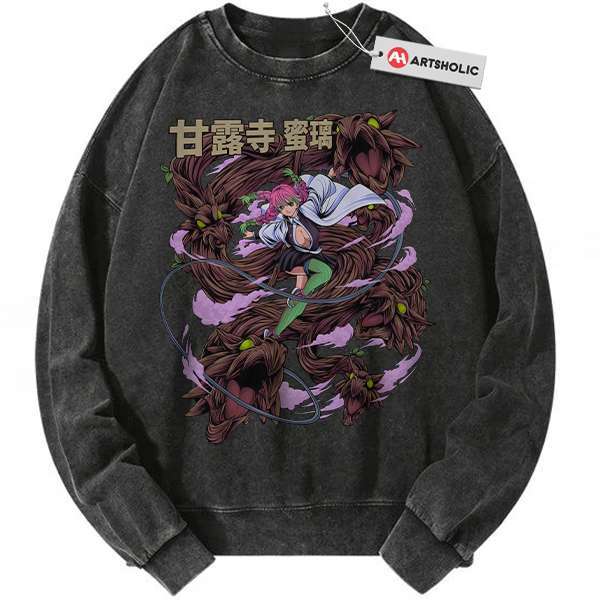 Mitsuri Kanroji Sweatshirt, Demon Slayer Sweatshirt, Anime Sweatshirt, Vintage Sweater