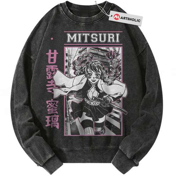 Mitsuri Kanroji Sweatshirt, Demon Slayer Sweatshirt, Anime Sweatshirt, Vintage Sweatshirt