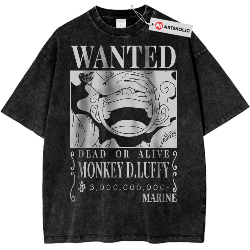 Monkey D Luffy Shirt, One Piece Shirt, Anime Shirt, Vintage T-Shirt