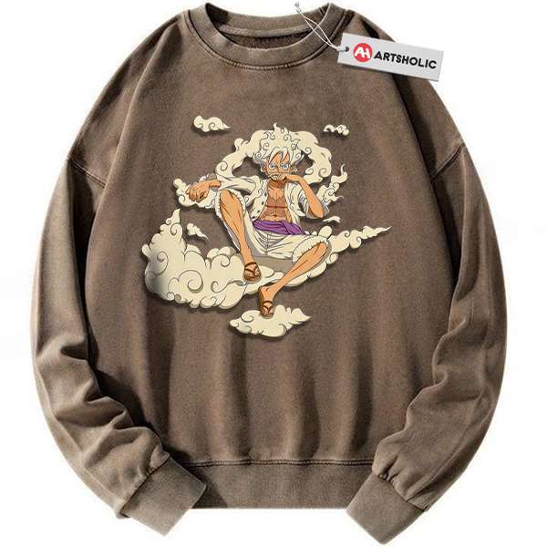 Monkey D Luffy Sweatshirt, One Piece Sweatshirt, Anime Sweatshirt, Vintage Sweatshirt