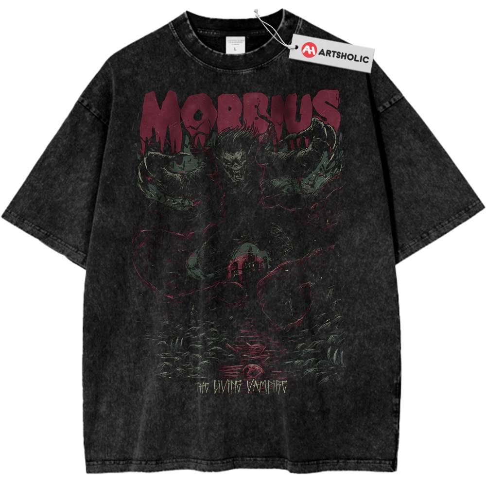 Morbius Marvel Comics Streetwear Vintage Unisex T-Shirt