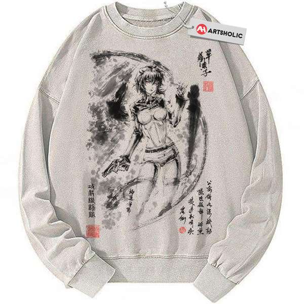 Motoko Kusanagi Sweatshirt, Ghost in the Shell Sweatshirt, Anime Sweatshirt, Vintage Sweater