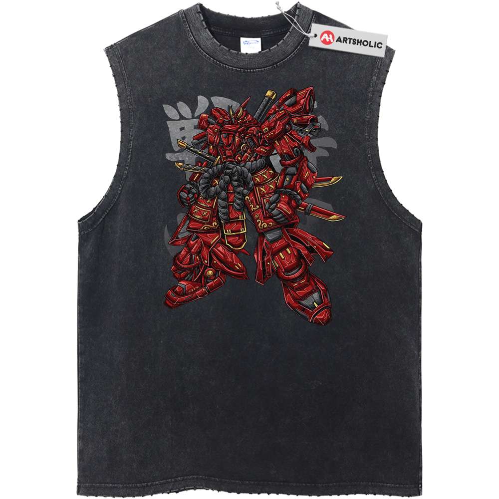 MSN-04 Sazabi Gundam Anime Vintage Unisex Tank Top