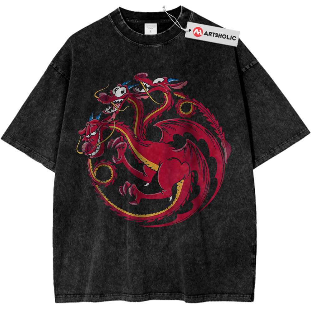 Mushu Shirt, Mulan Shirt, Animated Shirt, Vintage Tee