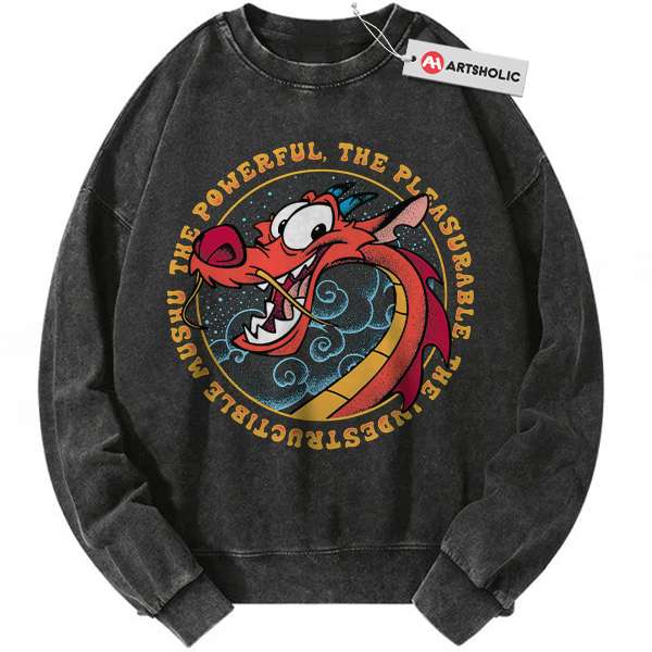 Mushu Sweatshirt, Mulan Sweatshirt, Disney Sweatshirt, Animated Sweatshirt, Vintage Sweatshirt