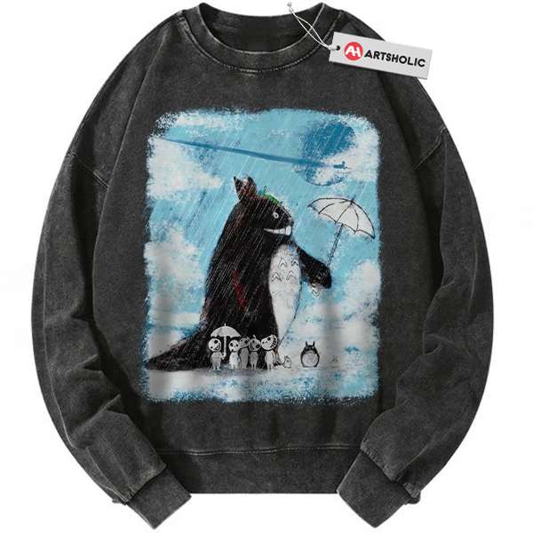 My Neighbor Totoro Sweatshirt, Studio Ghibli Sweatshirt, Anime Sweatshirt, Vintage Sweater