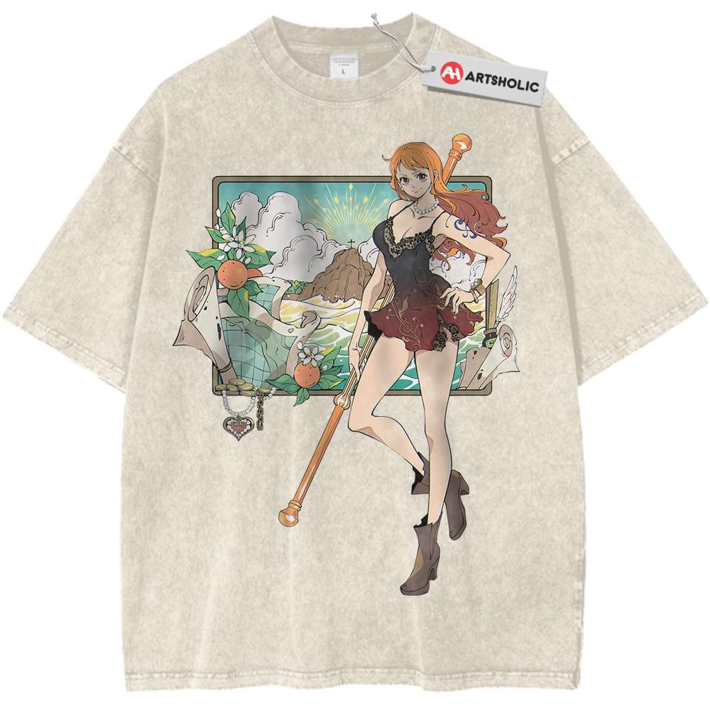 Nami Shirt, One Piece Shirt, Anime Shirt, Vintage T-Shirt