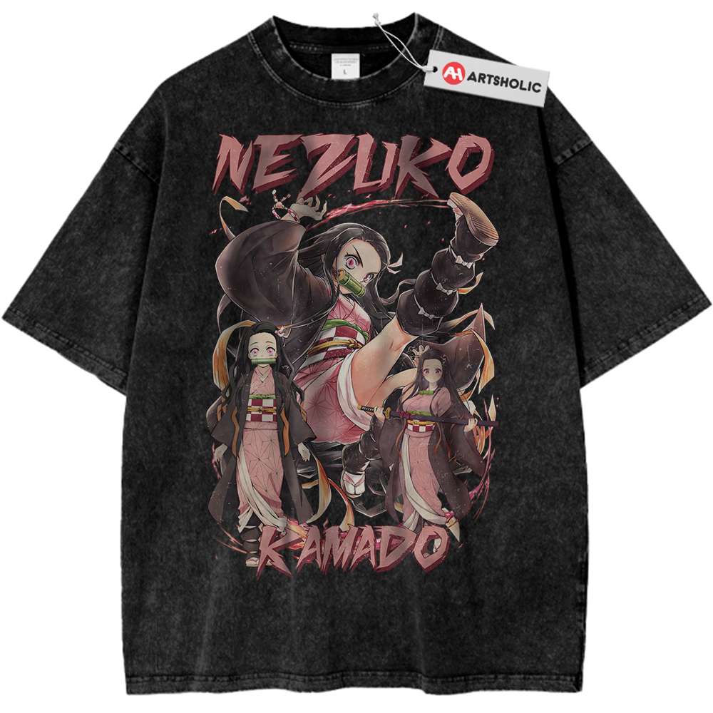 Nezuko Kamado Shirt, Demon Slayer Shirt, Anime Shirt, Vintage Tee