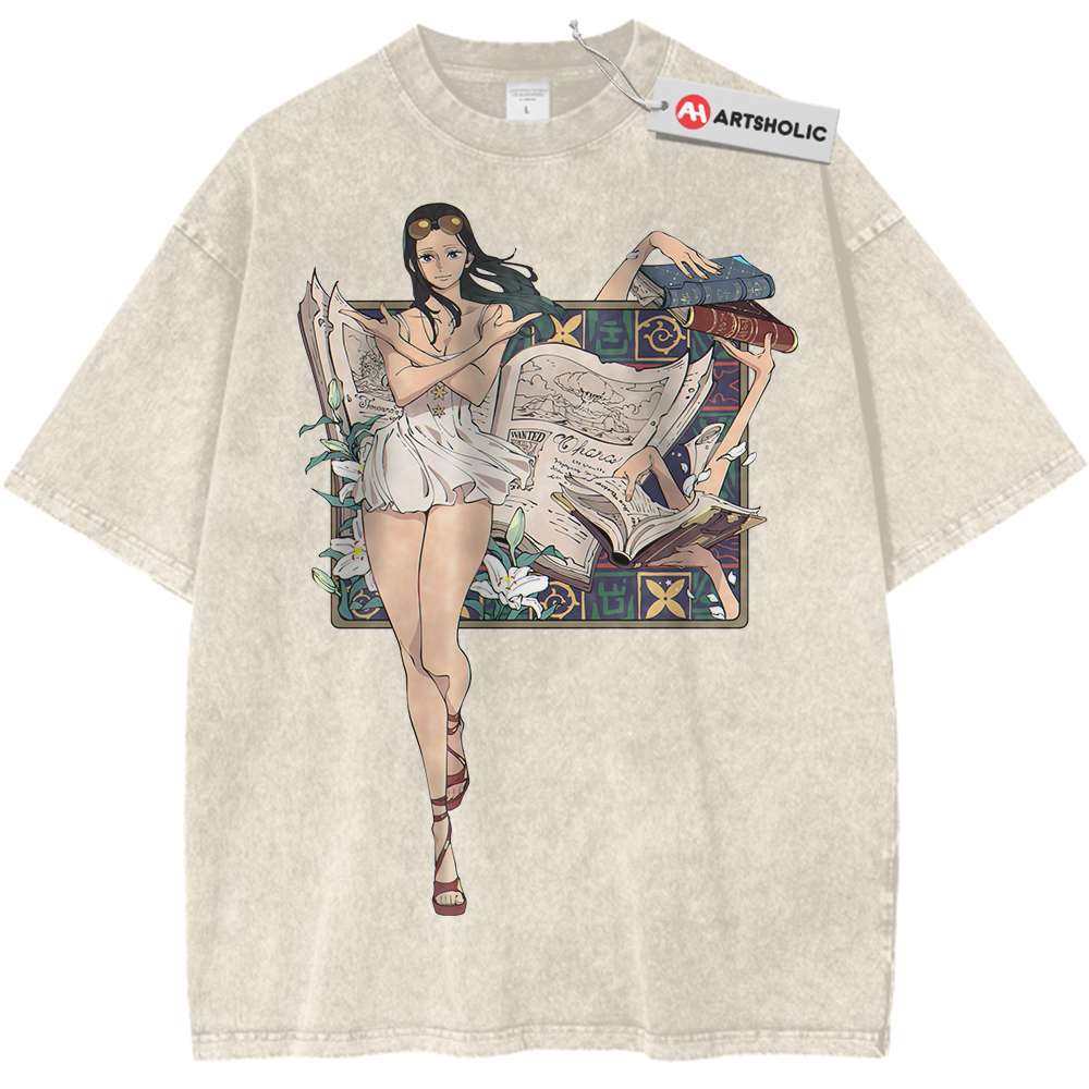 Nico Robin Shirt, One Piece Shirt, Anime Shirt, Vintage T-Shirt