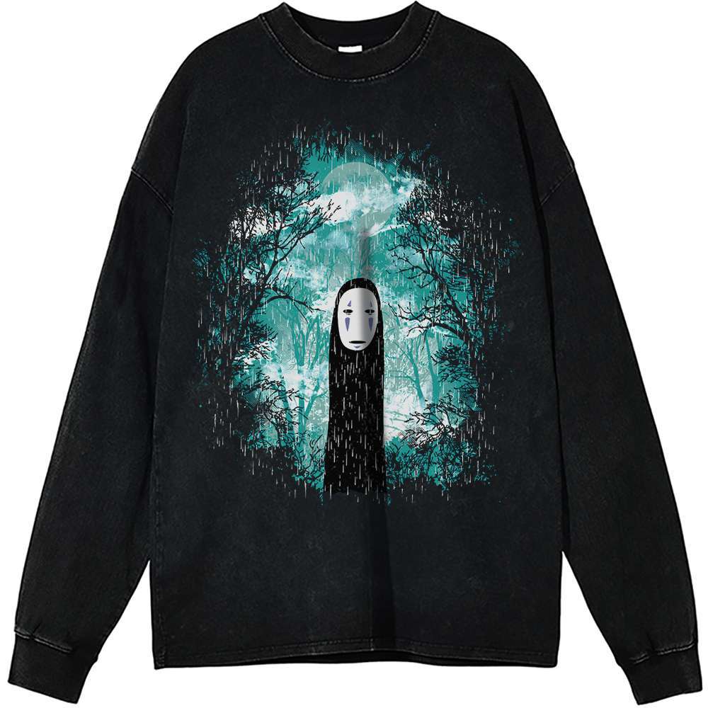 No-Face Long Sleeve, Spirited Away Long Sleeve, Studio Ghibli Long Sleeve, Anime Long Sleeve, Vintage Long Sleeve Tee