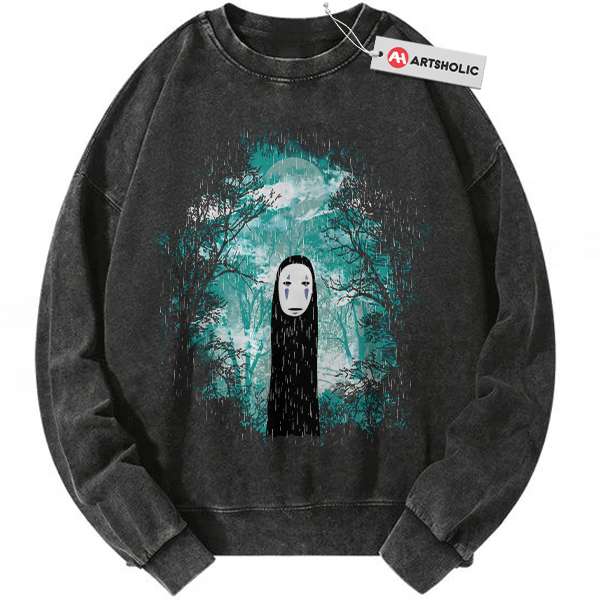 No Face Sweatshirt, Spirited Away Sweatshirt, Studio Ghibli Sweatshirt, Anime Sweatshirt, Vintage Sweater