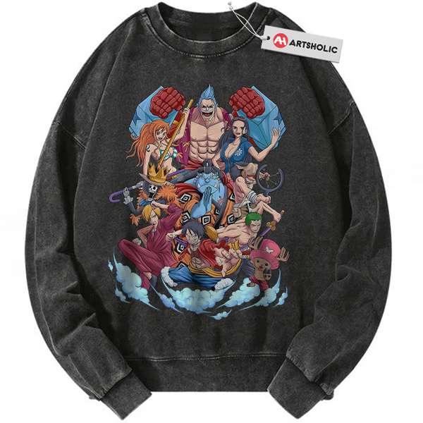 One Piece Sweatshirt, Anime Sweatshirt, Vintage Sweater