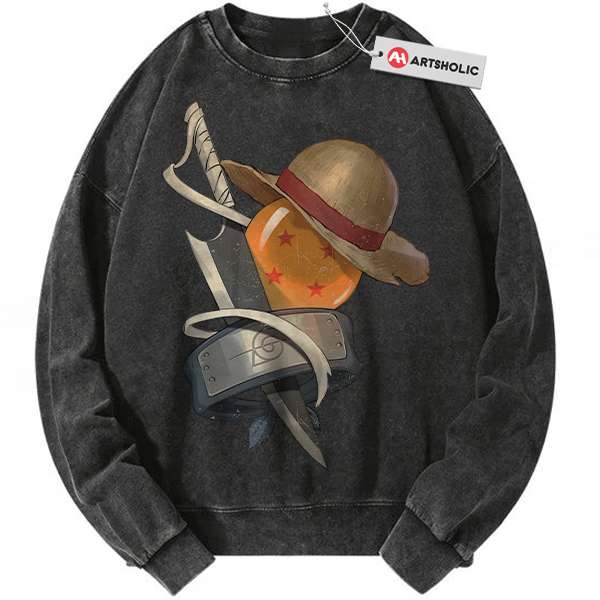 One Piece Sweatshirt, Naruto Sweatshirt, Dragon Ball Z Sweatshirt, Bleach Sweatshirt, Anime Sweatshirt, Vintage Sweater