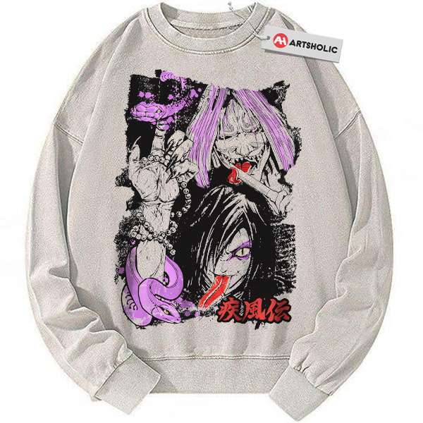 Orochimaru Sweatshirt, Naruto Sweatshirt, Anime Sweatshirt, Vintage Sweater