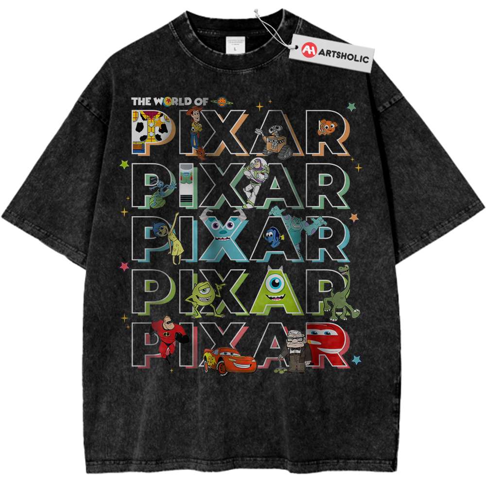 Pixar Shirt, Cartoon Shirt, Vintage T-Shirt