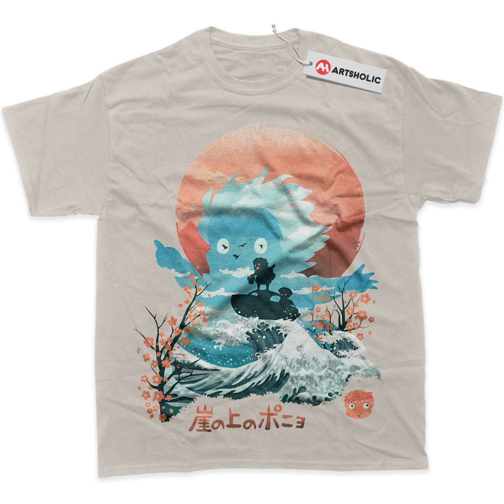 Ponyo Shirt, Studio Ghibli Shirt, Anime Shirt, Graphic Tee