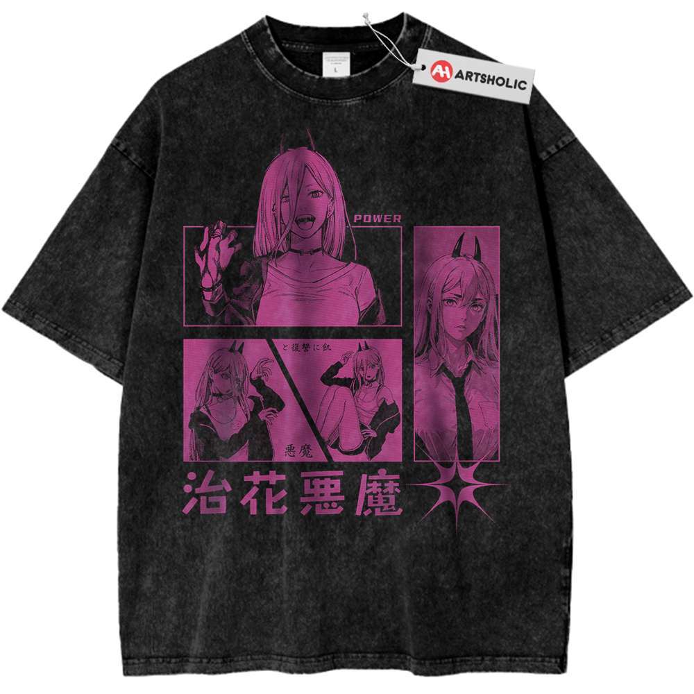 Power Shirt, Chainsaw Man Shirt, Anime Shirt, Vintage Tee