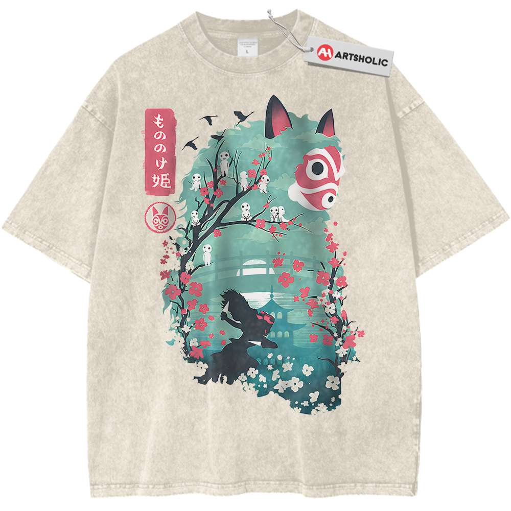 Princess Mononoke Shirt, Studio Ghibli Shirt, Anime Shirt, Vintage Tee