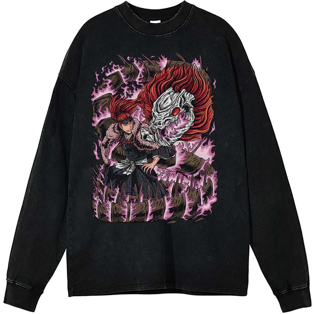 Renji Abarai Long Sleeve, Bleach Long Sleeve, Anime Long Sleeve, Vintage Long Sleeve Tee