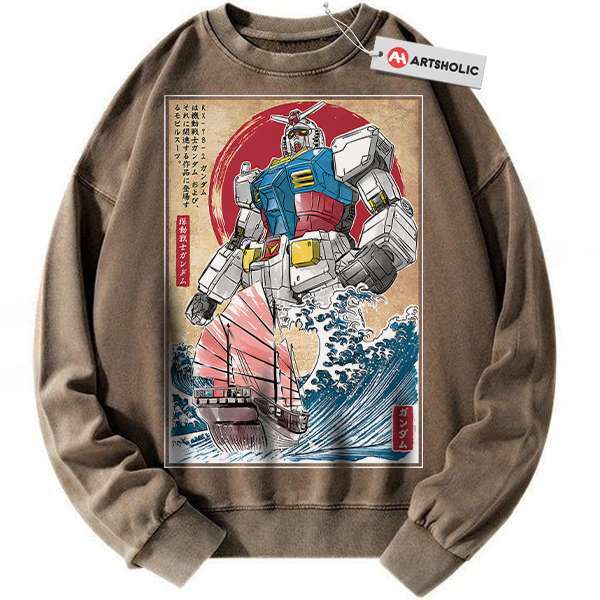 RX-78-2 Gundam Sweatshirt, Anime Sweatshirt, Vintage Sweater