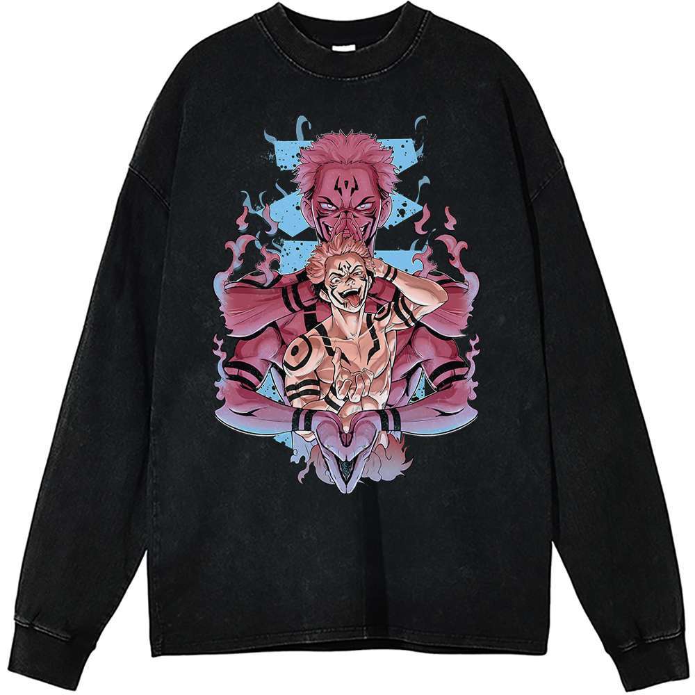 Ryomen Sukuna Long Sleeve, Jujutsu Kaisen Long Sleeve, Anime Long Sleeve, Vintage Long Sleeve Tee