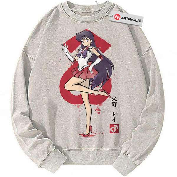 Sailor Mars Sweatshirt, Sailor Moon Sweatshirt, Anime Sweatshirt, Vintage Sweater