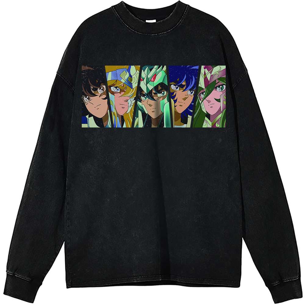 Saint Seiya Long Sleeve, Anime Long Sleeve, Vintage Long Sleeve Tee